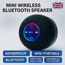 Mini Portable Bluetooth Speaker Waterproof Wireless Portable Shower Speaker IPX4