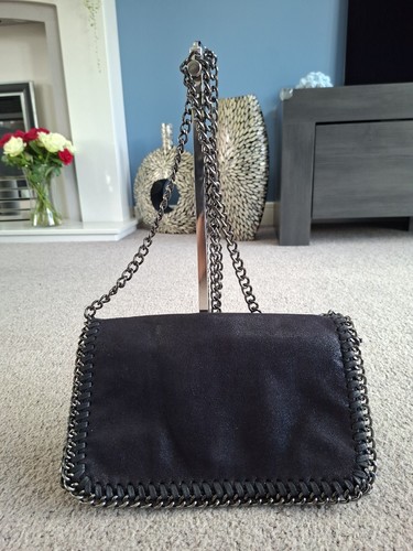 Metallic black chain - metallic,