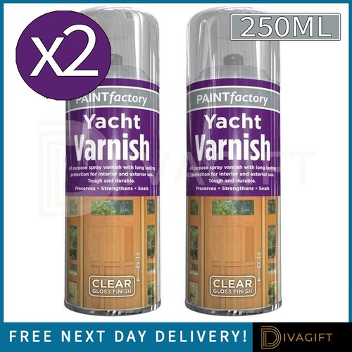 Clear yacht varnish spray - x,