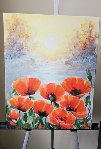 Oil paintings canvas hand - on,