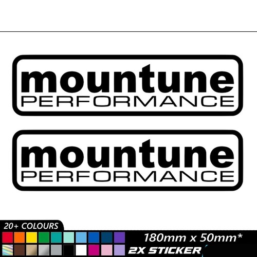 Mountune vinyl sticker - 2,