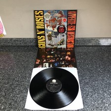 LP VINYL ALBUM GUNS N' ROSES "APPETITE FOR DESTRUCTION" UK 1ST PRESS EX/EX+