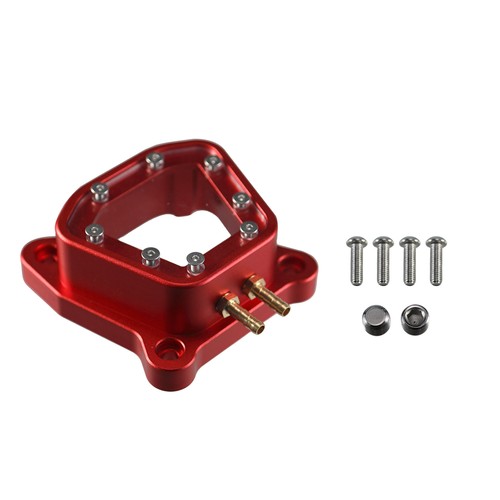 Tall clear billet valve - clear, cover