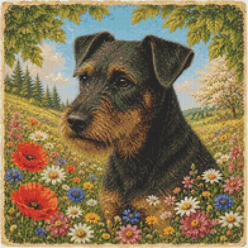 Patterdale terrier puppy dog - terrier,