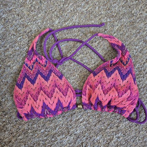 Neon pink purple - boho, triangle