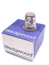Wedgwood Royal Wedding Charles and Diana Jasperware Lilac Thimble 1981 zv20