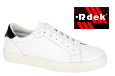 DEK GENTS WHITE TRAINERS NEW