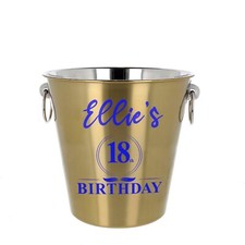 Personalised 18th GOLD Ice