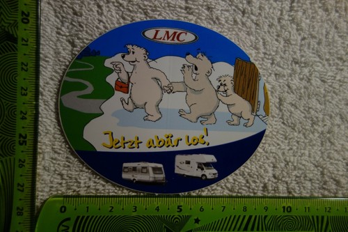 Old sticker camping caravan - old,