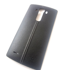 New Genuine Black Leather Original Battery Back Cover For LG G4 H815 With NFC