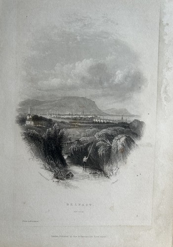1841 view belfast - belfast,, county