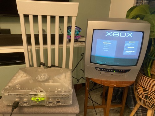Xbox original crystal - original, console