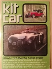 Kit Car May 1983 Jaguar C Type
