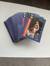 WWE WWF 140 CLASSIC BLUE WRESTLING CARDS 1991 JOBLOT BUNDLE HOGAN UNDERTAKER