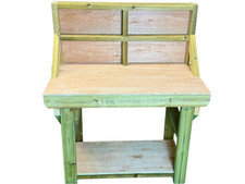 Hardwood Ply Wooden Workbench. Heavy duty Work Table. *Free Engraving*