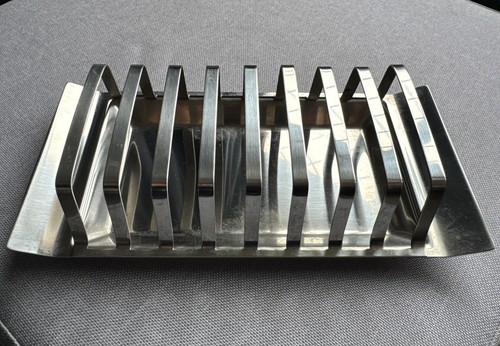Toast rack satin steel vintage - rack,