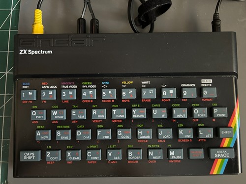 Spectrum 48k recapped and - zx, (recapped