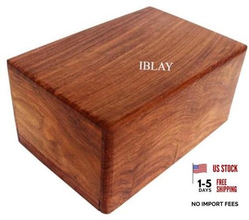 Wooden urn box - -,
