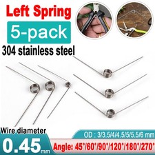 V-type Torsion Spring 45°-270° Degree Trash Can Cover Hairpin Torsion Spring