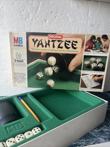 Yahtzee the five dice family - dice,
