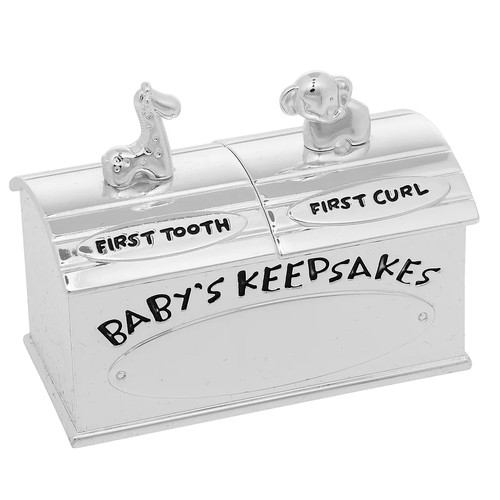 Silver plated baby - silver,