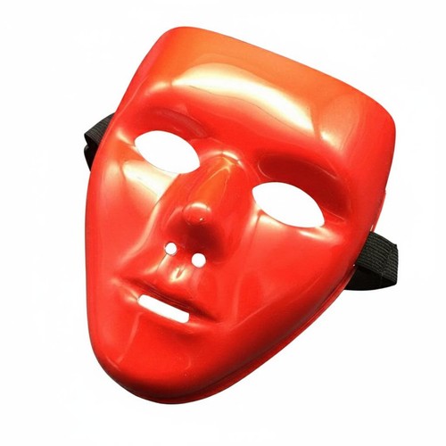 Halloween mask red white - halloween,
