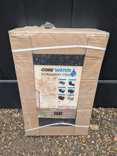 Core water soakaway crate - water,