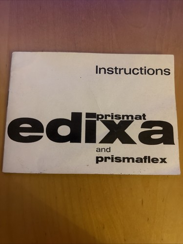 Edixa prismat and prismaflex - edixa,