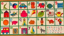 Vintage 1984 Ladybird abc