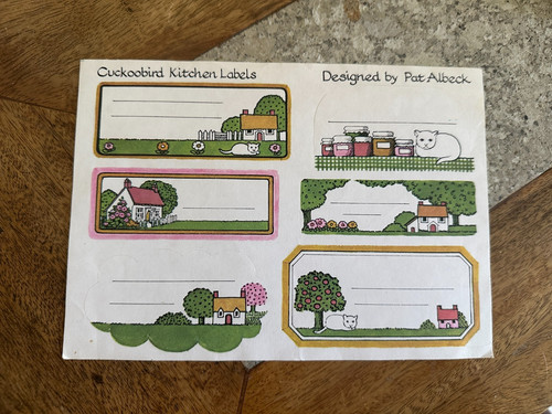 Cuckoobird kitchen labels - cuckoobird,