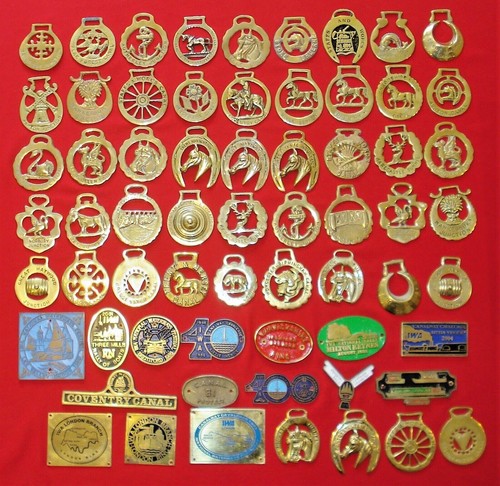 Vintage horse brasses - vintage,