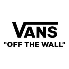 2x VANS Logo Vinyl Decal Sticker Art Wall Home Various Colours