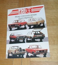 FSO Brochure 1984 - UK Market - 1300 1500 SP Saloon Estate Pick Up Polonez