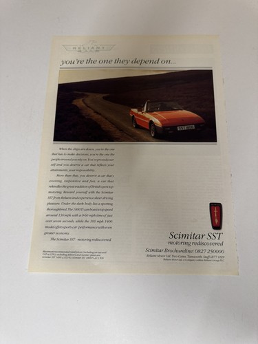 Original vintage 1990 - vintage, reliant