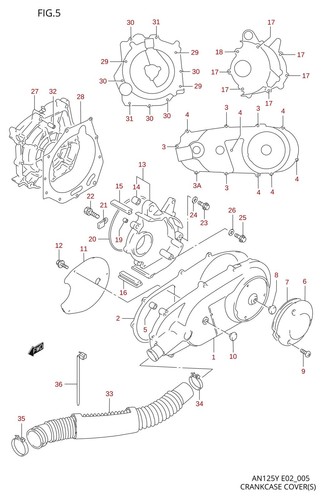 Suzuki genuine clamp - suzuki,