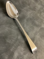 SOLID SILVER GEORGIAN SCOTTISH PROVINCIAL SPOON NATHANIEL GILLET ABERDEEN c1780