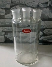 Vintage DAVISIL  Woulff Glass Bottle Chemistry Lab Glassware