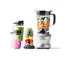 nutribullet Blender Combo Hot & Cold 1.8L Capacity 1200Watt 3 Cups £ Flip Lids