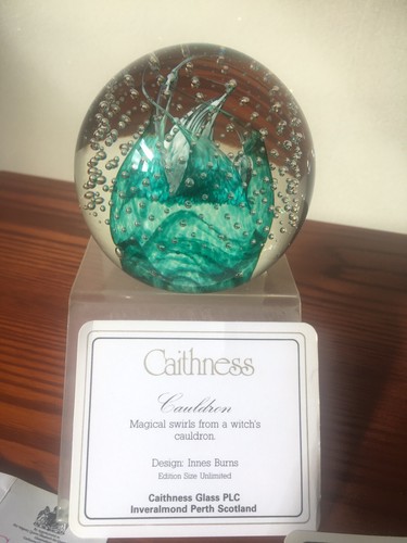 Caithness glass cauldron - caithness,