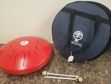 Nataraj 16" Tongue Drum, Ituned as Raga Bhopali  red finish. RRP £279 (R1.4)