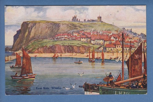 Whitby east side boats - east,