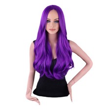 26Inch Natural Wavy Hair Wigs Full Head Wigs Regular Everyday Wigs Cosplay Party