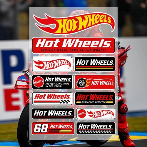 Hot wheels sticker sheets - wheels,