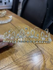Gold colour vintage tiara - colour,