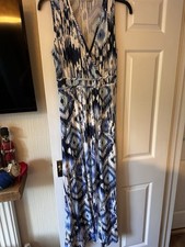 David Napier Blue & White Maxi