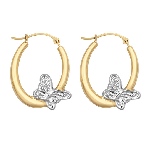 Genuine 9ct butterfly - 9ct,