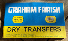 GRAHAM FARISH DRY TRANSFERS BY LETRASET - PART SET SEE PICS FOR WHATS INCLUDED