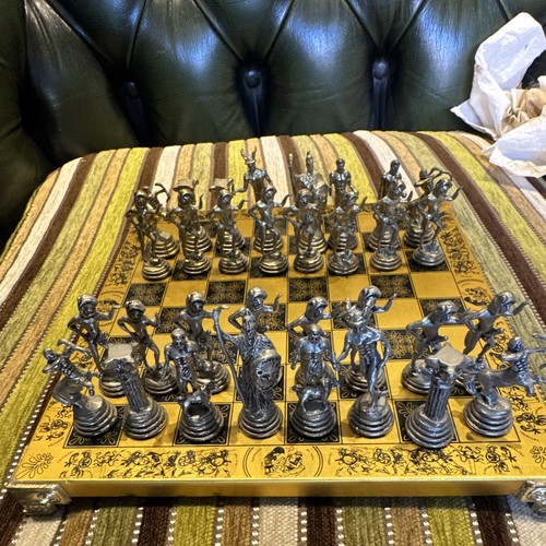 Greek mythology metal - greek, chess