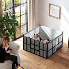 Dog Whelping Box, 4-Panel