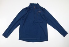 Rab Men's Blue 2XL Fleece 1/2 Zip Pullover Thermal Sweatshirt